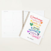 Aangepaste Inspirerend offerte-leraar planner (Display)