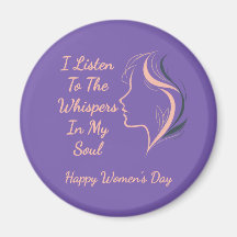 Aangepaste Inspirerend Paarse magneet