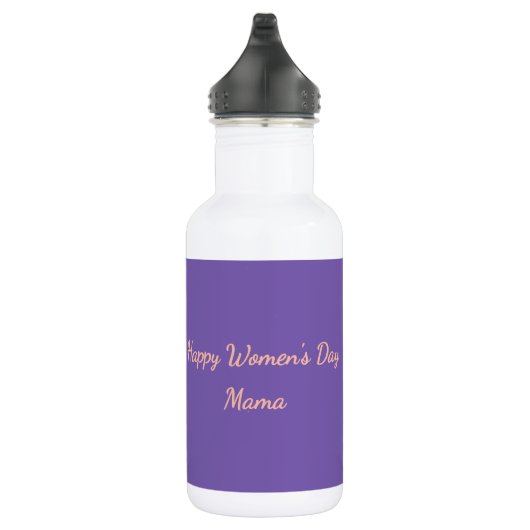 Aangepaste Inspirerend Paarse waterfles Waterfles (Rechts)