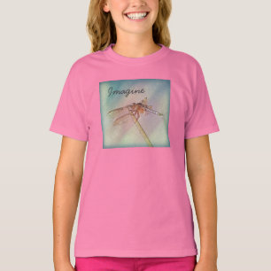 Aangepaste Inspirerend pasta-dragonfly T-shirt
