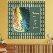 Aangepaste Inspirerend veranderende kleuren Autumn Canvas Afdruk (Insitu (Woonkamer))