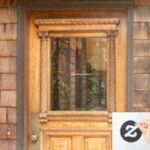 Aangepaste Instagram Logo Social Media Handle Naam Raamsticker (Huis Deur)