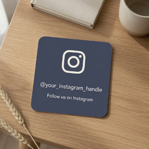Aangepaste Instagram-volgers op maat gemaakte soci Vierkante Sticker