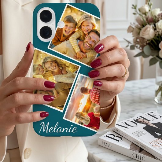 Aangepaste installagram Foto Collage Persoonlijke  Case-Mate iPhone Case