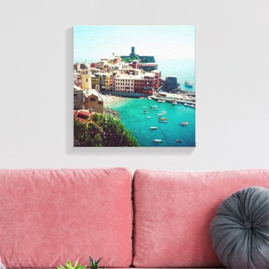 Aangepaste installagram Foto met omloop Canvas afd (Insitu (Woonkamer))