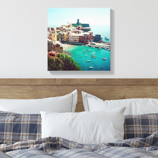 Aangepaste installagram Foto met omloop Canvas afd (Insitu (Slaapkamer))
