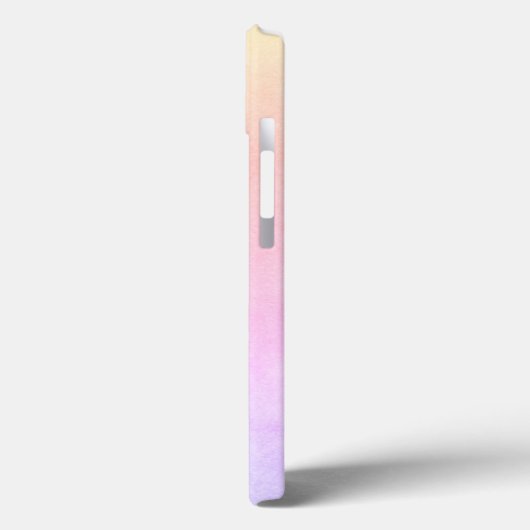 Aangepaste intensiteit Frosty Rainbow Blend Ombre Case-Mate iPhone Case (Achterkant / Links)