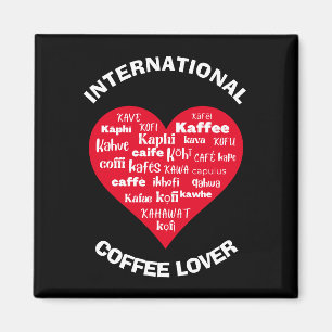 Aangepaste internationale COFFEE LOVER Magneet