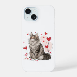 Aangepaste Inuit Art iPhone 15 Hoesje Nunavut Nede