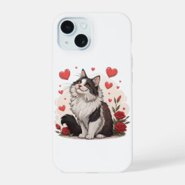 Aangepaste Inuit Art iPhone 15 Hoesje Nunavut Nede