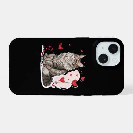 Aangepaste Inuit Art iPhone 15 Hoesje Nunavut Nede (Achterkant horizontaal)