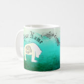 Aangepaste Inuit-zegels en poolBeer Koffiemok (Voorkant links)