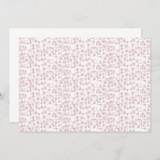 Aangepaste Inzending Cadeau – Grappig | Modern | P Aankondiging (Voorkant / Achterkant)