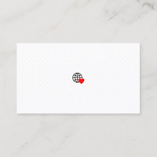 Aangepaste Inzending Cadeau – Grappig | Modern | P Contactkaartje (Achterkant)