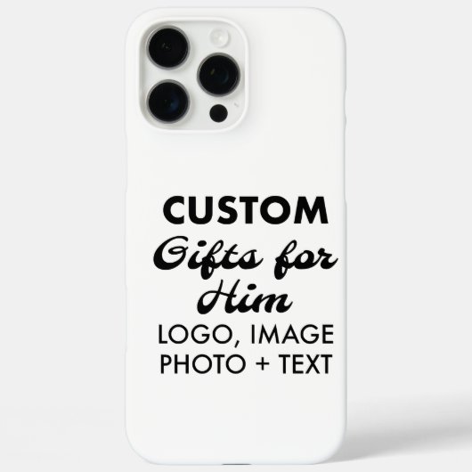 Aangepaste iPhone 16 Pro Max Slim Hoesje (Achterkant)