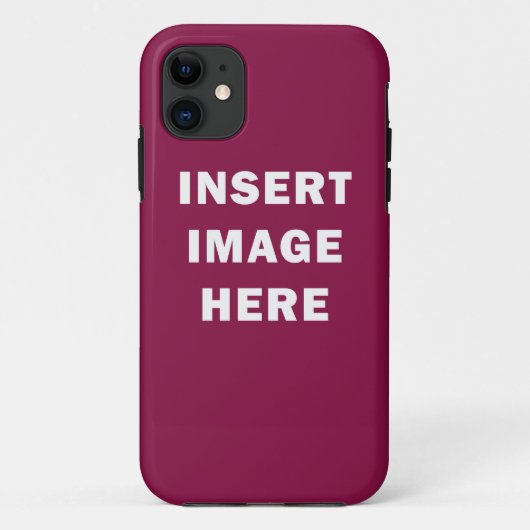 Aangepaste iPhone 5 5S Slim Hoesje Sjabloon DIY (Achterkant)