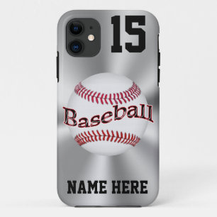 Aangepaste iPhone 5S Baseball Hoesjes NAAM, NUMMER