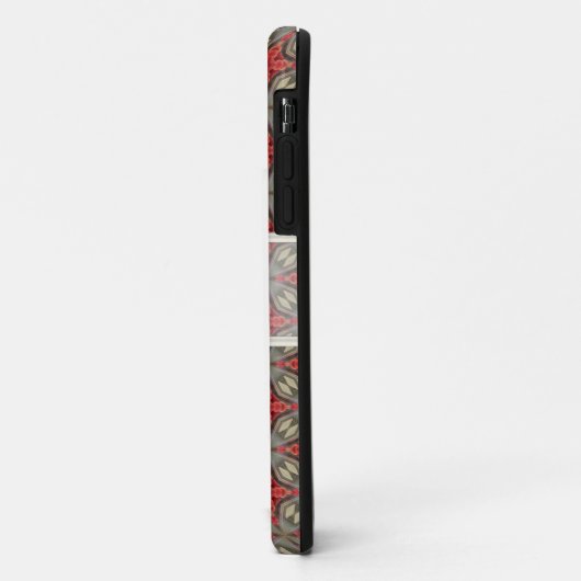 Aangepaste Iphone Bruin Rood-telefoontas Case-Mate iPhone Case (Achterkant/links)