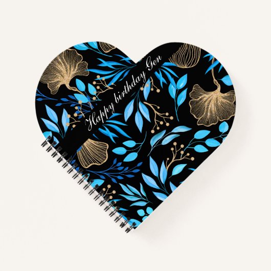 Aangepaste iPhone Case Gouden Kleur jouw namen toe Notitieboek (Voorkant)