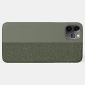 Aangepaste iPhone Case in Moss Green Tones (Achterkant (horizontaal))