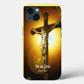 Aangepaste iPhone Case Jesus Cross 13 Hoesje