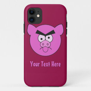 Aangepaste iPhone-case voor Mad Pig iPhone 11 Hoesje