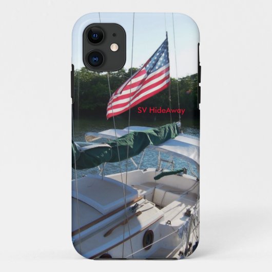 Aangepaste iPhone Tough Extreme Case Sailing HideA (Achterkant)