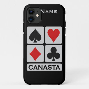 Aangepaste iPhone voor Canasta Player 5 Hoesje-Mat 11 Hoesje