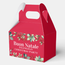 Aangepaste Italiaanse Achternaam Naam Kerstmis