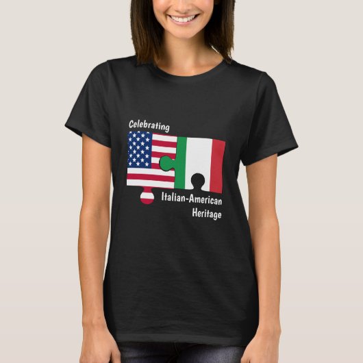 Aangepaste Italiaanse Amerikaan T-shirt (Voorkant)