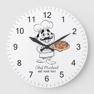 Aangepaste Italiaanse Pizzeria Pizza Keuken / Rest Grote Klok