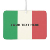 Aangepaste Italiaanse vlag auto luchtverfrisser (Achterkant)