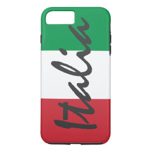 Aangepaste Italiaanse vlag iPhone 8 Plus / 7 Plus Hoesje