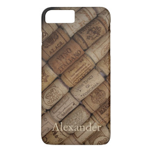 Aangepaste Italiaanse wijnkurken iPhone 8 Plus / 7 Plus Hoesje