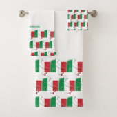 Aangepaste ITALIË VLAG Bad Handdoek (Insitu)