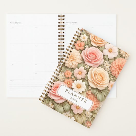 Aangepaste jaar bloem planner (Display)