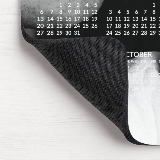 Aangepaste Jaarlijkse Kalender 2018 Muismatten (Hoek)