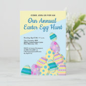 Aangepaste jaarlijkse paasjacht kaart (Staand voorkant)