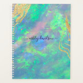 Aangepaste jaarplank voor blauwe, optische goudmar planner (Voorkant)