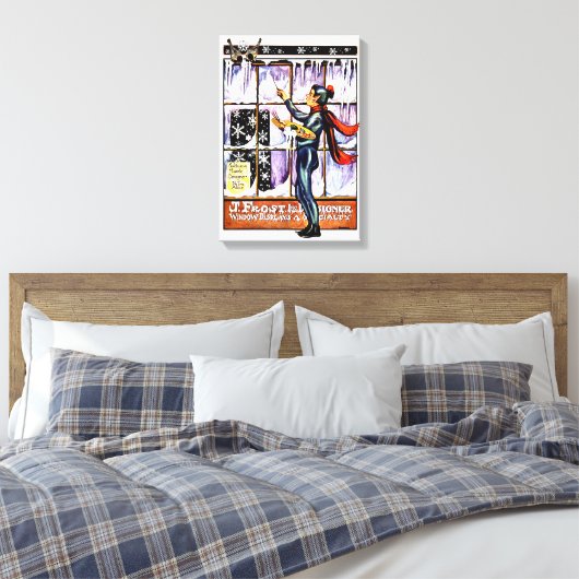 AANGEPASTE JACK FROST COVERART CANVAS WRAP (Insitu (Slaapkamer))