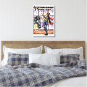 AANGEPASTE  JACK FROST COVERART CANVAS WRAP AFDRUK (Insitu (Slaapkamer))
