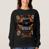 Aangepaste Jack op Lantaarn Schedel Halloween Heks Trui (Voorkant)