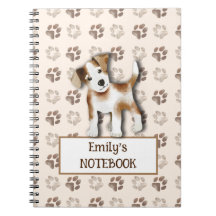 Aangepaste Jack Russell Terrier Notitieboek - Scha