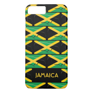 Aangepaste Jamaicaanse vlag iPhone 8 Plus / 7 Plus Hoesje
