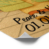 Aangepaste Japan Travel Landschap Esthetische Geis Poster (Hoek)