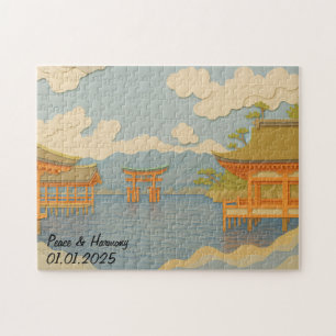 Aangepaste Japan Travel Landschap Esthetische Shri Legpuzzel