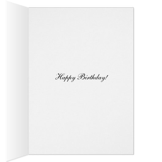 Aangepaste japans vogelbloemen vier seizoenen Kaar (Binnen (Rechts))