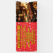 Aangepaste Japanse barbecue-promotie  Spandoek (Verticaal)