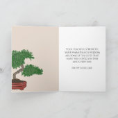 Aangepaste Japanse Bonsai-boom Kaart (Binnen)