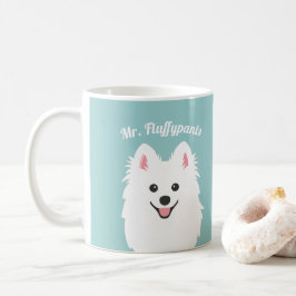 Aangepaste Japanse spitz Dog/Samoyed Mok